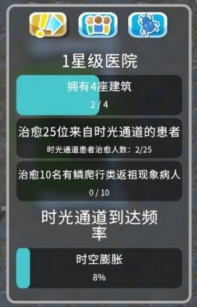 雙點醫院 (Two Point Hospital) 時間之紉DLC關卡三星攻略