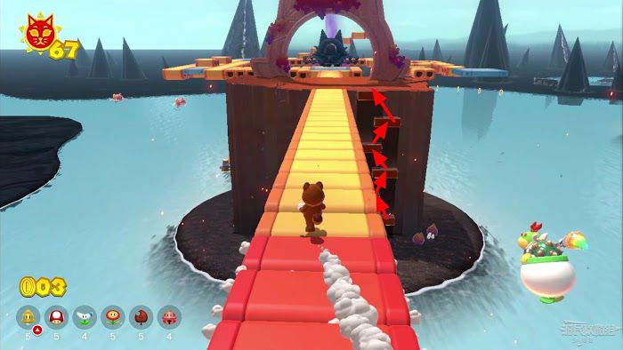 超級瑪利歐 3D世界 狂怒世界 (Super Mario 3D World) 全貓咪地點說明