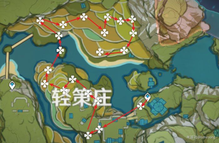 原神 (Genshin Impact) 蒙德與璃月特產採集路線分享