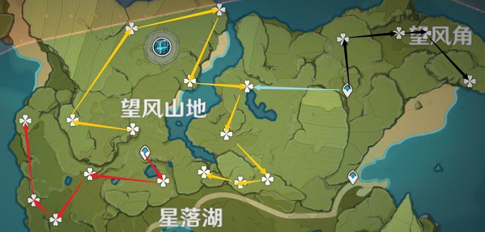 原神 (Genshin Impact) 羅莎莉亞突破材料採集路線規劃