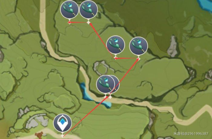 原神 (Genshin Impact) 小燈草採集地點與路線分享