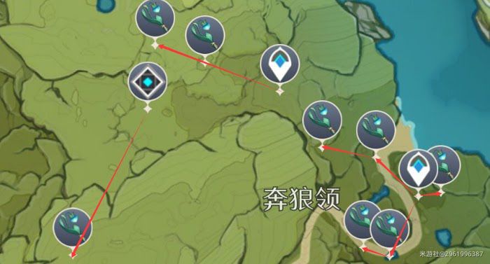 原神 (Genshin Impact) 小燈草採集地點與路線分享