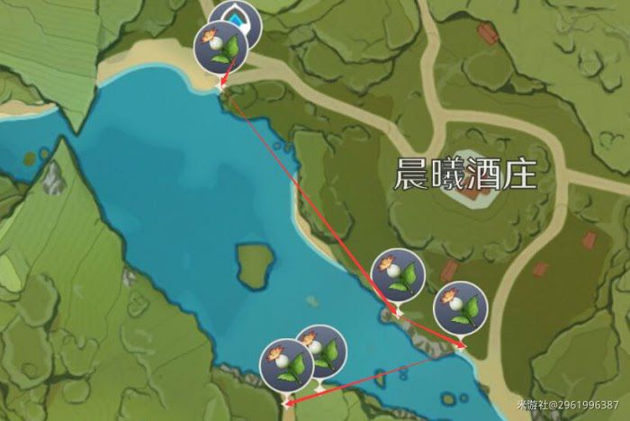 原神 (Genshin Impact) 嘟嘟蓮採集路線推薦