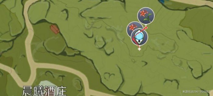 原神 (Genshin Impact) 1.4版風車菊採集路線分享