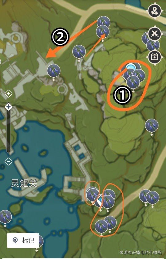 原神 (Genshin Impact) 琉璃袋採集地點與路線分享