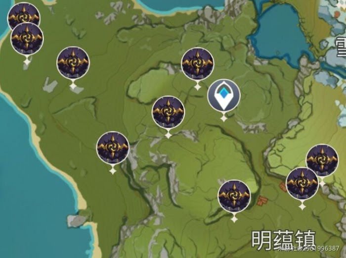 原神 (Genshin Impact) 丘丘射手刷新位置分享