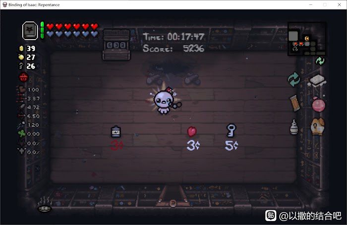 以撒的結合 (The Binding of Isaac Repentance) 無限刷白心技巧