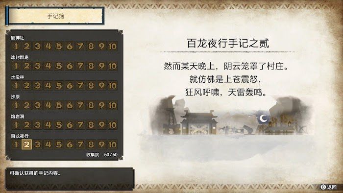 魔物獵人 崛起 (Monster Hunter Rise) 百龍夜行手記分析