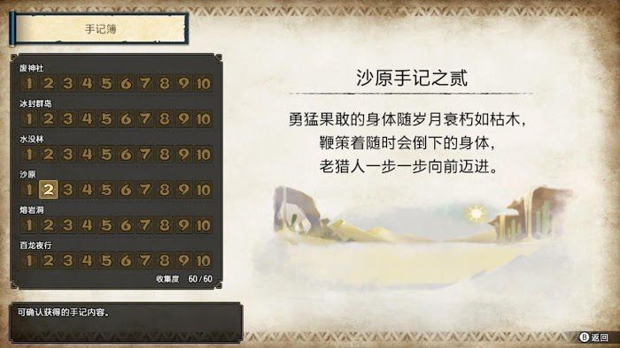 魔物獵人 崛起 (Monster Hunter Rise) 沙原手記分析