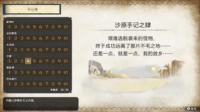 魔物獵人 崛起 (Monster Hunter Rise) 沙原手記分析