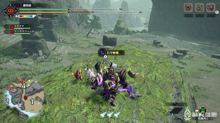 魔物獵人 崛起 (Monster Hunter Rise) 環境生物石守、岩守、鱗守蜥蜴位置