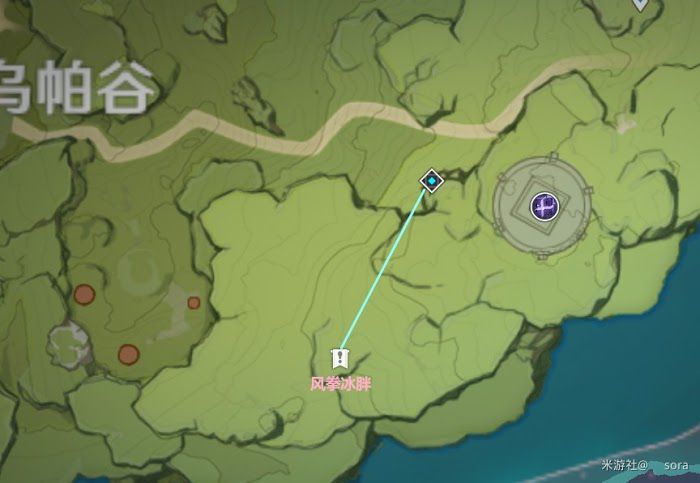 原神 (Genshin Impact) 刷愚人眾徽記路線圖示