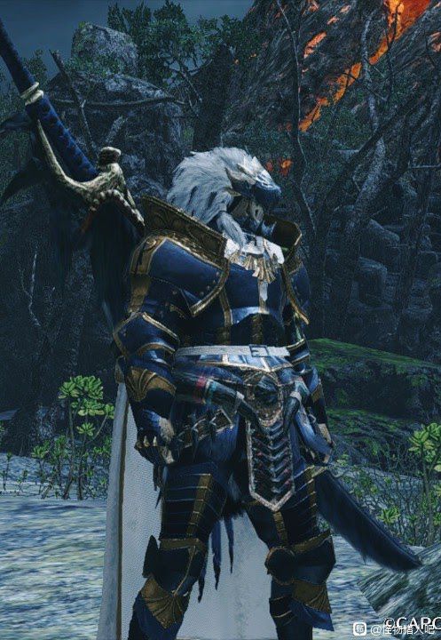魔物獵人 崛起 (Monster Hunter Rise) 死亡擱淺與白毛騎士男角色幻化裝備參考