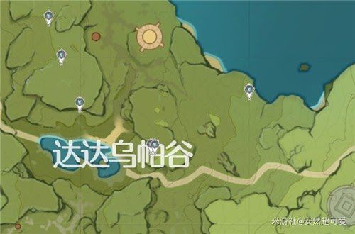 原神 (Genshin Impact) 晶蝶密集分佈位置標註