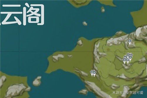 原神 (Genshin Impact) 晶蝶密集分佈位置標註