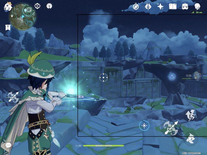 原神 (Genshin Impact) 機瞄與走瞄操作教學