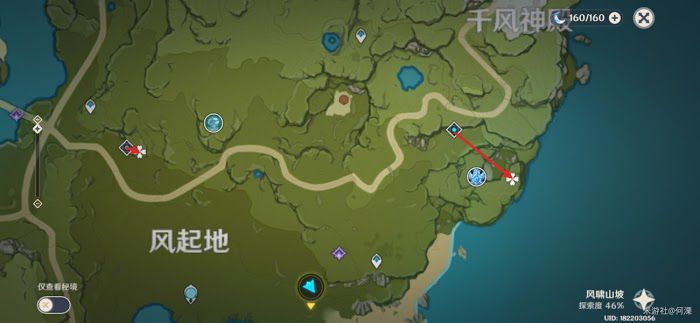 原神 (Genshin Impact) 蒲公英收集路線展示