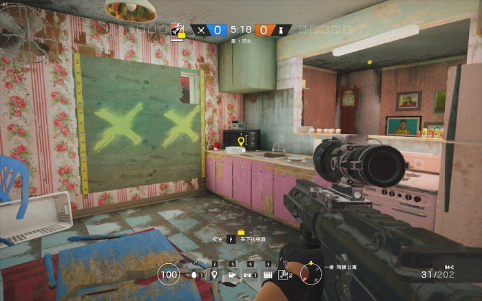 虹彩六號 圍攻行動 (Tom Clancy's Rainbow Six Siege) 全DLC地圖非常規偷人點位打法教學