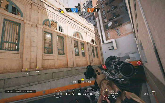 虹彩六號 圍攻行動 (Tom Clancy's Rainbow Six Siege) 全地圖非常規偷人點位元方法