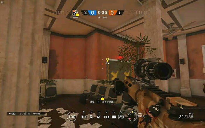 虹彩六號 圍攻行動 (Tom Clancy's Rainbow Six Siege) 全地圖非常規偷人點位元方法