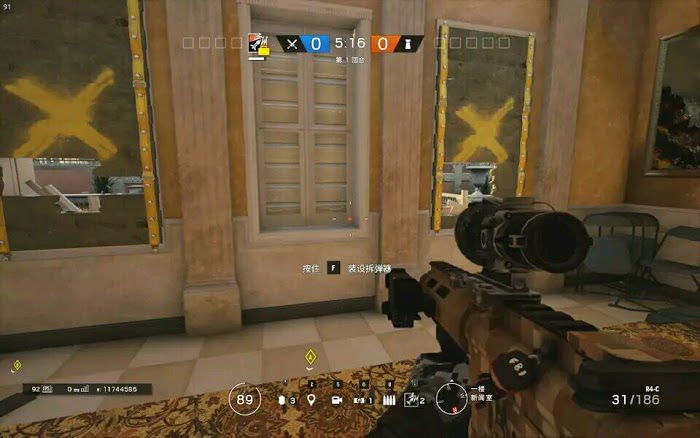 虹彩六號 圍攻行動 (Tom Clancy's Rainbow Six Siege) 全地圖非常規偷人點位元方法