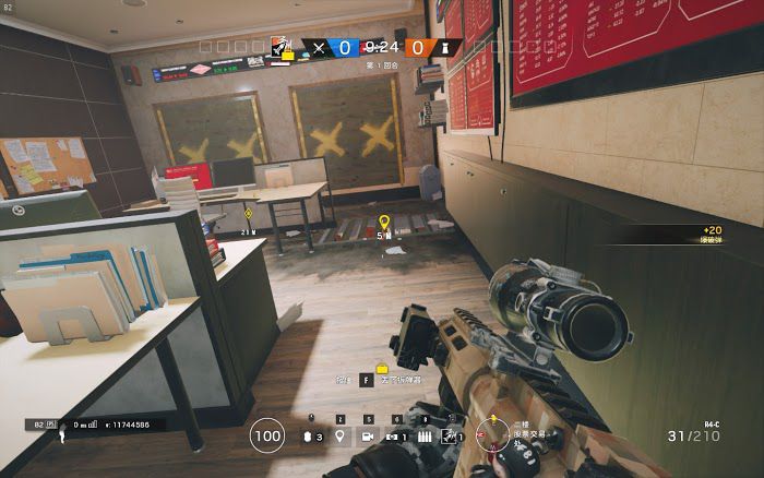 虹彩六號 圍攻行動 (Tom Clancy's Rainbow Six Siege) 全地圖非常規偷人點位元方法