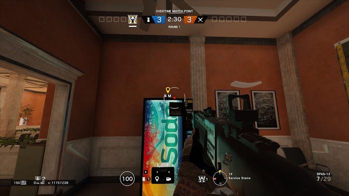 虹彩六號 圍攻行動 (Tom Clancy's Rainbow Six Siege) 女武神領事館眼位放置推薦地點