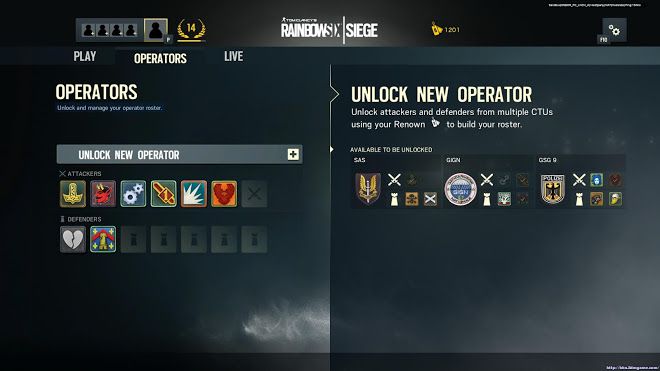 虹彩六號 圍攻行動 (Tom Clancy's Rainbow Six Siege) 兵種介紹
