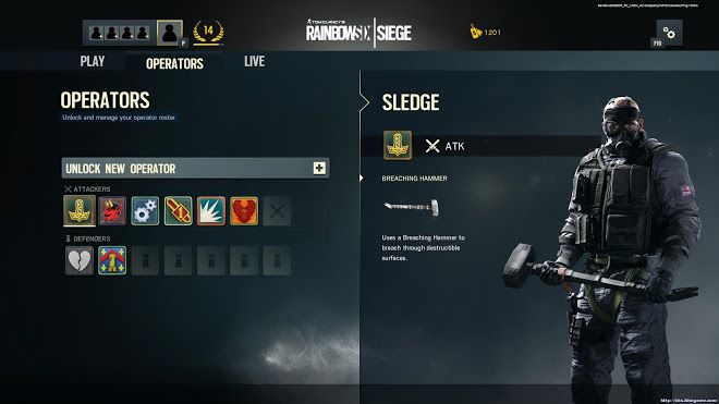 虹彩六號 圍攻行動 (Tom Clancy's Rainbow Six Siege) 兵種介紹