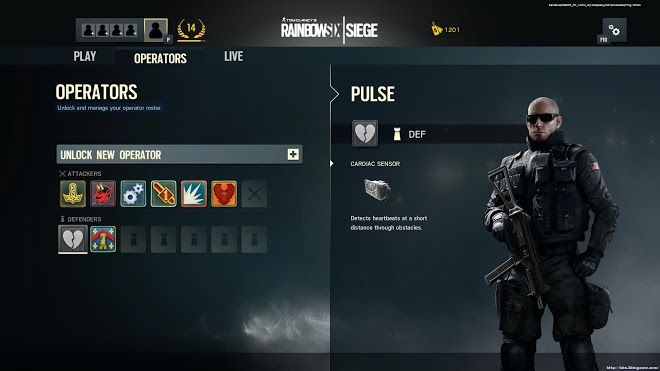 虹彩六號 圍攻行動 (Tom Clancy's Rainbow Six Siege) 兵種介紹