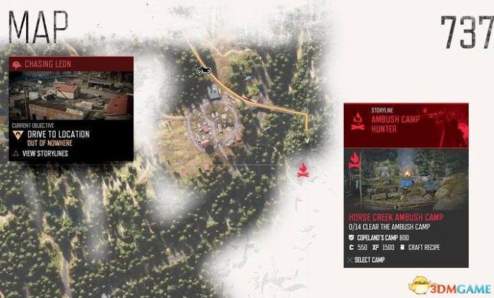 往日不再 (Days Gone) 重要地點、收集品位置標註