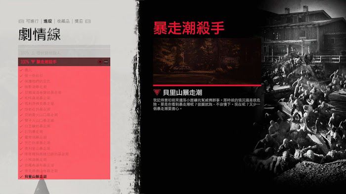 往日不再 (Days Gone) 全暴走潮出現條件