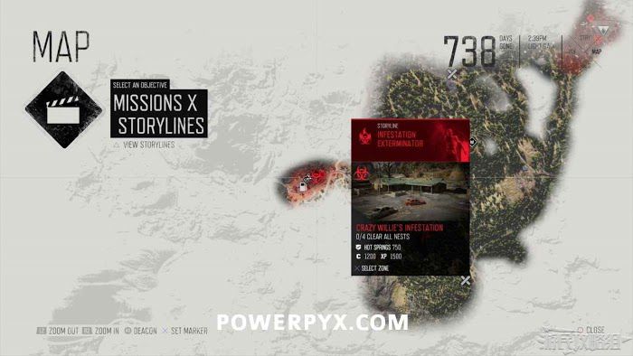往日不再 (Days Gone) 全感染區與巢穴位置詳解