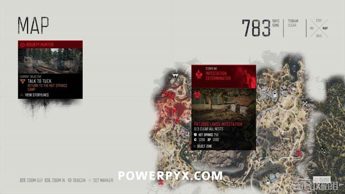 往日不再 (Days Gone) 全感染區與巢穴位置詳解