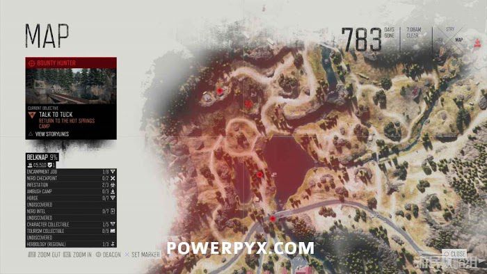 往日不再 (Days Gone) 全感染區與巢穴位置詳解