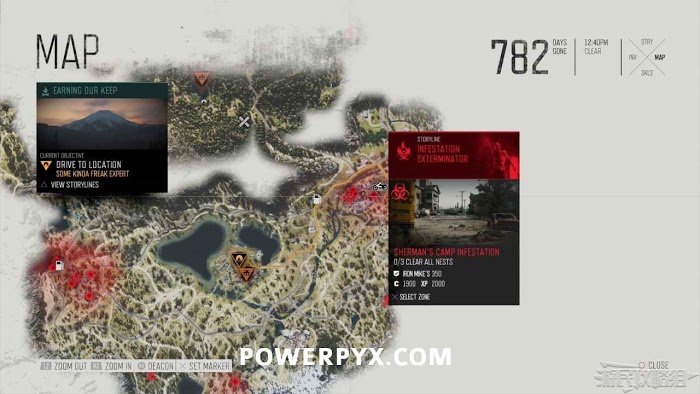 往日不再 (Days Gone) 全感染區與巢穴位置詳解