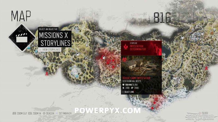 往日不再 (Days Gone) 全感染區與巢穴位置詳解
