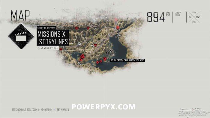 往日不再 (Days Gone) 全感染區與巢穴位置詳解