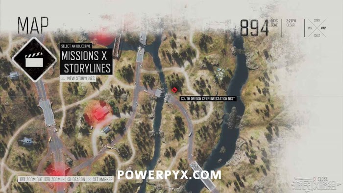 往日不再 (Days Gone) 全感染區與巢穴位置詳解