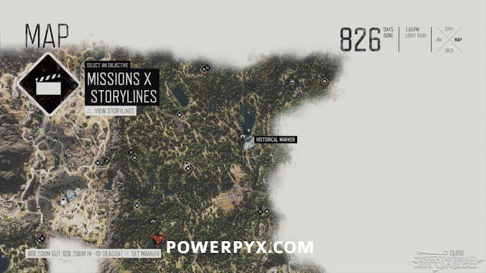 往日不再 (Days Gone) 全歷史地標位置分享