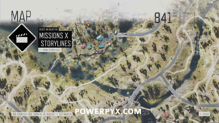 往日不再 (Days Gone) 全藥草收集點與地圖示意