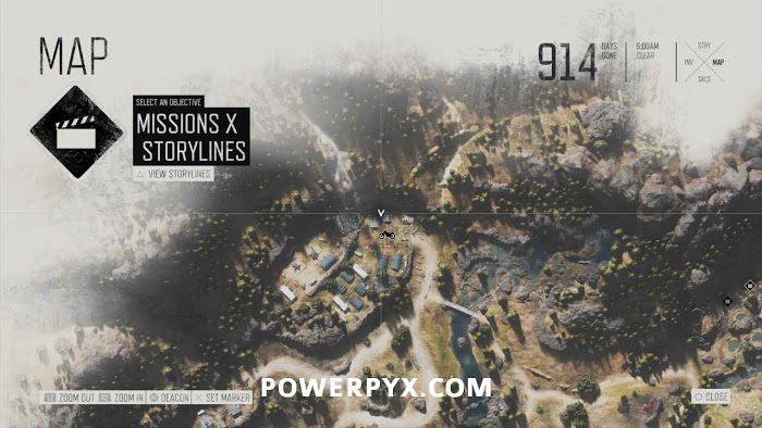 往日不再 (Days Gone) 全藥草收集點與地圖示意