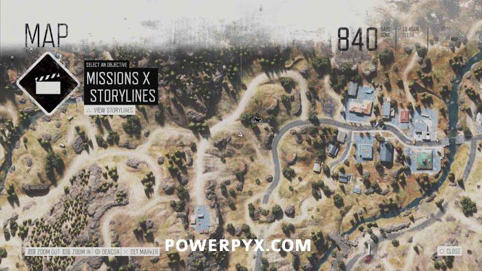 往日不再 (Days Gone) 全藥草收集點與地圖示意