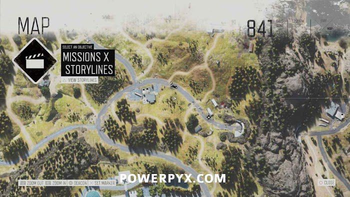 往日不再 (Days Gone) 全藥草收集點與地圖示意