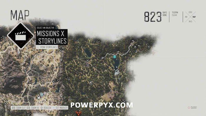 往日不再 (Days Gone) 全藥草收集點與地圖示意
