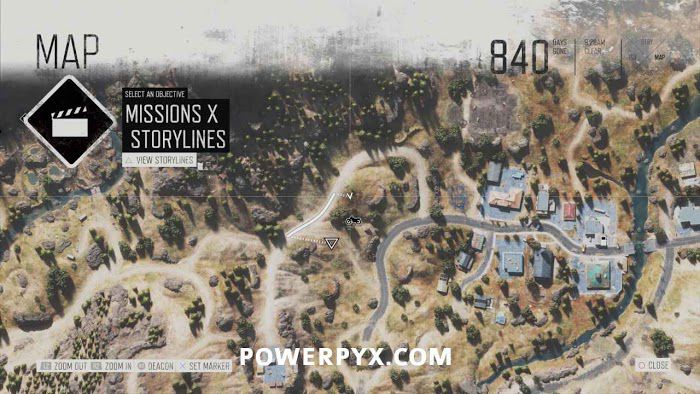 往日不再 (Days Gone) 全藥草收集點與地圖示意