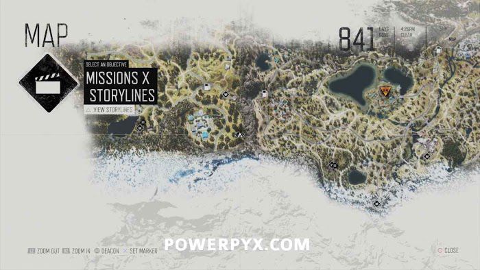 往日不再 (Days Gone) 全藥草收集點與地圖示意