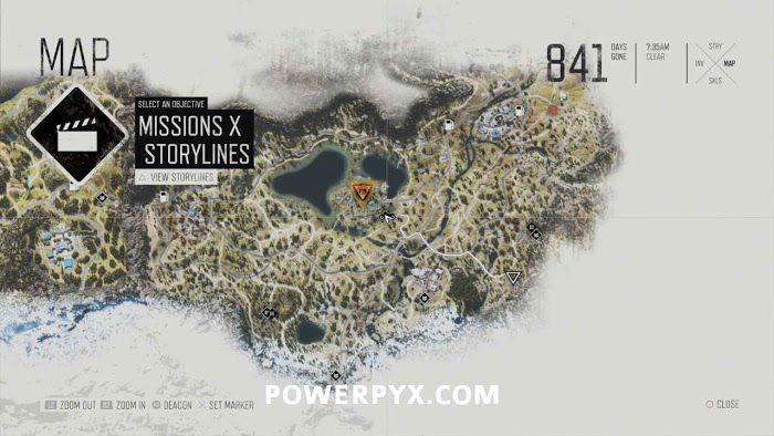 往日不再 (Days Gone) 全藥草收集點與地圖示意