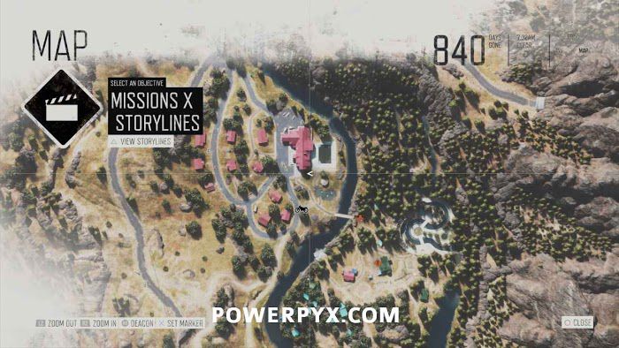 往日不再 (Days Gone) 全藥草收集點與地圖示意