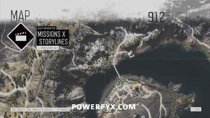 往日不再 (Days Gone) 全藥草收集點與地圖示意